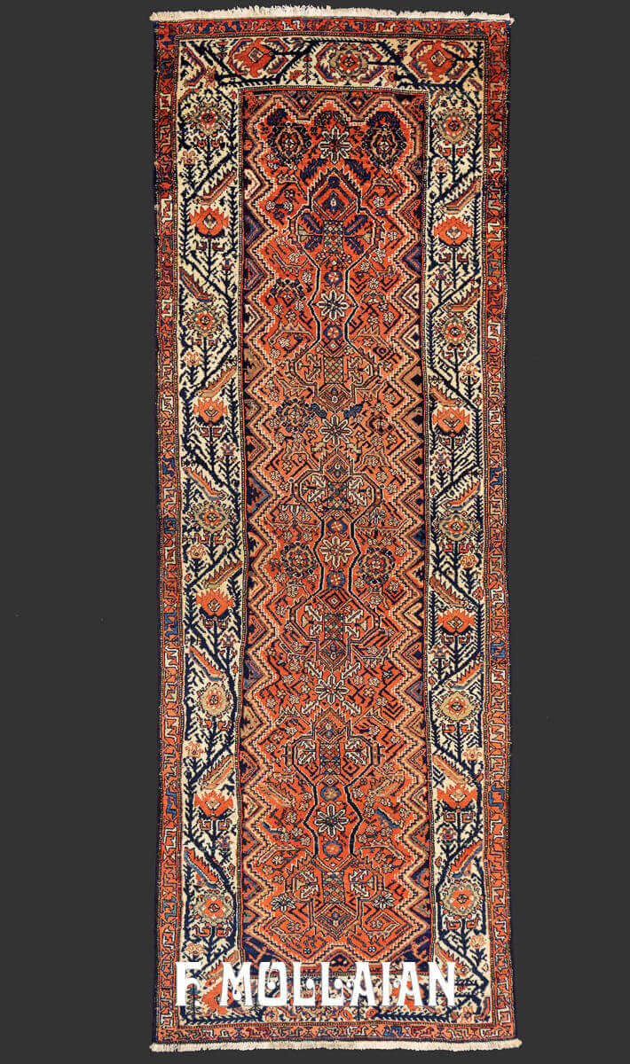 Malayer Rug, Antique Hand-Knotted Long runner Carpet n°:40953261